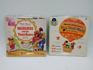 Walt Disney's It's a Small World 1968 and Goldilocks Records & Books #323 #315 - Picture 1 of 14