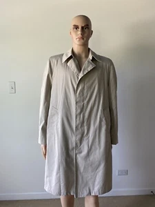 Gabardina beige vintage JC Penney The Men’s Shop revestimiento de piel sintética extraíble 42 - Imagen 1 de 12