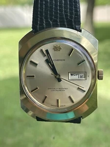 Bucherer Official Certified Chronometer Plaque G20 EPSA Automatic Wristwatch- - Picture 1 of 11