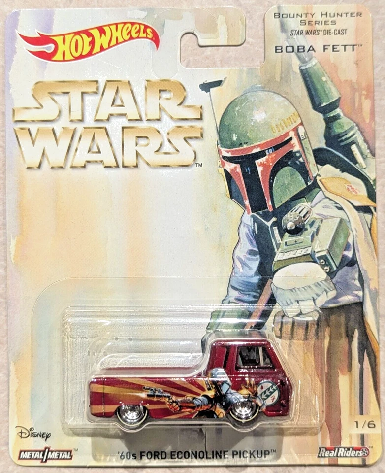 Hot Wheels '60 Ford Econoline Pickup Boba Fett #1/6 STAR WARS Series - Image 1 of 1