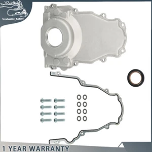 Fit For GM Gen III LS1 LS6 4.8L 5.3L 5.7L 6.0 Aluminum Timing Cover Kit 12561243 - Picture 1 of 10
