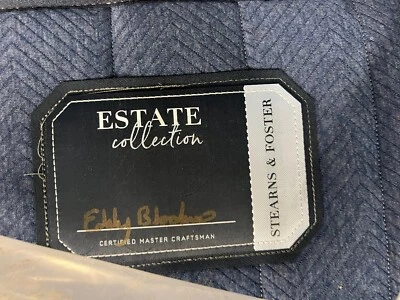 STEARNS & FOSTER ESTATE KING PILLOWTOP SOFT MATTRESS NEW CLEARANCE FAST SHIP - Image 1 of 4