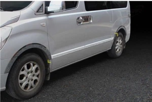 Chrome Body Side Molding 6pcs for 2008 ~ 2018 Hyundai iLoad & iMax - Picture 1 of 7
