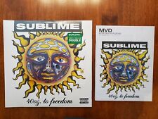 UNRELEASED Sublime 40oz to Freedom Double Vinyl LP Green Hype Skunk Records 