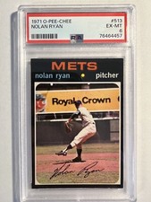 1971 O-PEE-CHEE OPC #513 Nolan Ryan PSA 6 Rare Sharp And Centered