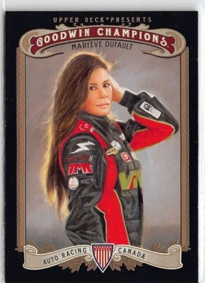 MARYEVE DUFAULT #98 2012 UD GOODWIN CHAMPIONS RACING ⌁ RC BLACK - Image 1 of 2
