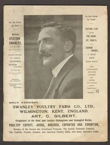 1911 Advertising Brochure Swanley Poultry Farm England Chickens and Ducks - Picture 1 of 2