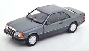 Mercedes 300 CE-24 (C124) Coupe 1988-1992 Gray Metallic 1:18 Norev Model Car