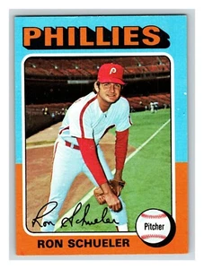 1975 Topps Ron Schueler Philadelphia Phillies #292 (KCR) - Foto 1 di 2
