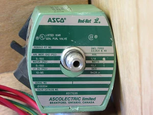 Asco 8317G35 Solenoid Valve 5-150 PSI 1/4" 10.1 Watts Used CSQ  - Picture 1 of 5