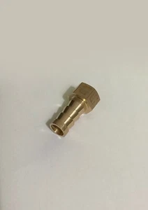 10mm Hose Barb Tail To 1/4" BSP Female Thread Straight Brass Connector Fitting - Picture 1 of 1