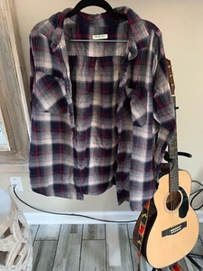 Brave Soul Brand Flannel Size Large Women’s - Picture 1 of 2