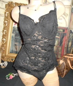 2X Body Negro Delta Burke UW Sujetador Nuevo de Lote Antiguo - Imagen 1 de 8