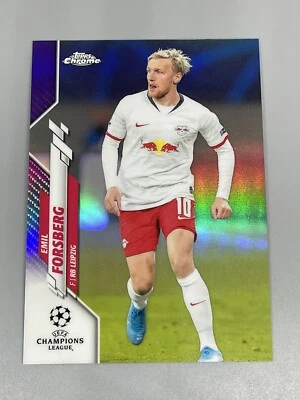 Emil Forsberg 2019-20 Topps Chrome Champions League /250 Purple Refractor #40 - Image 1 of 2