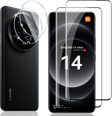 Lente de cámara y protector de pantalla para Xiaomi 14 Ultra Redmi Note 13 4G Pro Plus 5G Foto 1 de 4