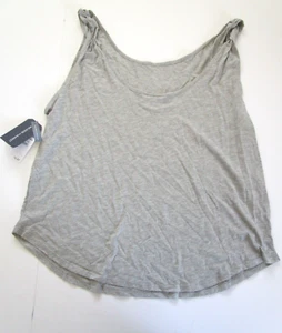 Top donna Melrose and Market nuovo con etichette taglia 2X con spalline posteriori intrecciate in grigio erica - Foto 1 di 8