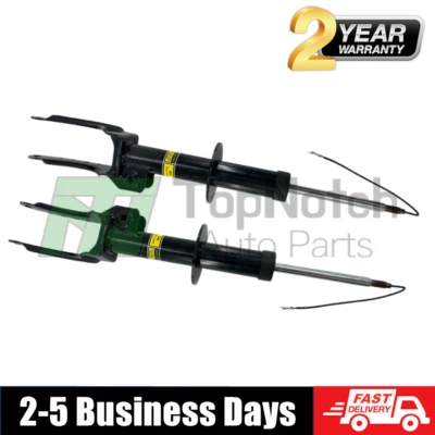 2x Front Shock Absorbers w/PASM For Porsche Cayenne 958 VW Touareg 7P6 2011-2018 - Image 1 of 4