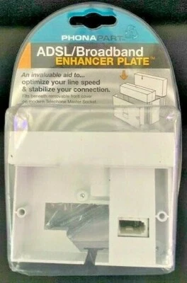 ADSL/Broadband Enhancer Plate To Optimize Line Speed & Stabilise Connection - Image 1 of 2