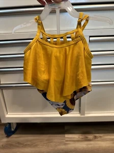 Youth girls sunflower swimsuit - Picture 1 of 2