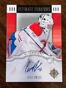 Carey Price Ultimate Collection Signatures Auto 2007-08 Ultimate #US-CP - Picture 1 of 2