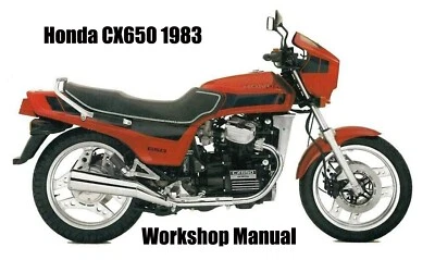 HONDA CX650 C 1983 MANUAL DE TALLER - Archivos PDF Foto 1 de 2