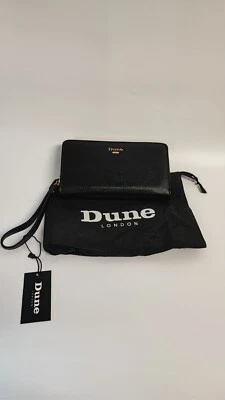 Dune London Women's Large Wrist Purse Black Wallet New Gift Womes Hand Bag