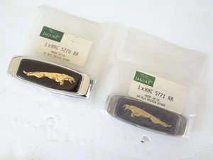 New Jaguar XJS 92 93 Left & right Fender Badge wing motif HHC5771AA &HHC5770AA - Bild 1 von 10