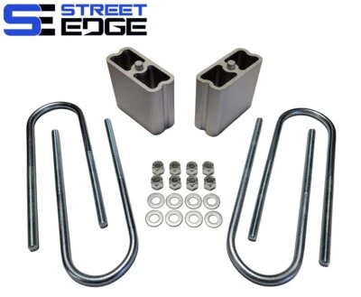Street Edge 4" Aluminum Lowering Blocks w/2* Angle for 83-97 Nissan 720/Hardbody - Image 1 of 4