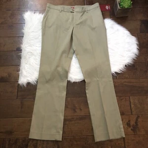 Dickies Girls Pants Stretch Twill Pant Slim Fit Straight Leg Size 17 Khaki New - Picture 1 of 4