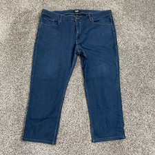 Paige Jeans Mens 40 Blue Federal Denim Stretch Comfort Casual Pants 40x25