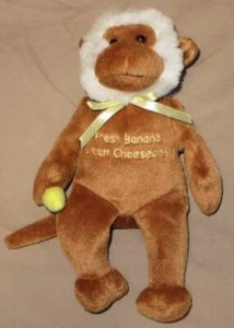 Cheesecake Factory 9" Mono Juguete Banana Herrington 2007 Beanbag Peluche Relleno - Imagen 1 de 2