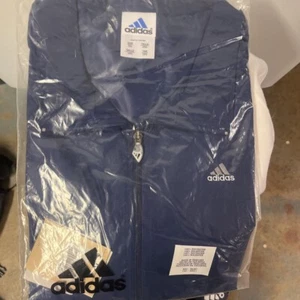 Adidas Giacca Uomo Response Core Training Navy Manica Lunga Full Zip 2XL Nuova - Foto 1 di 6