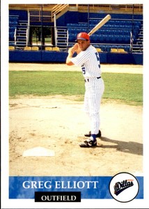 1994 Amarillo Dillas Collect-A-Sport #9 Greg Elliott Baltimore Maryland MD Card
