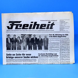 DDR Freiheit 05. Oktober 1989 | 05.10.1989 SED Eisleben Geburtstag Hochzeit B - Bild 1 von 1
