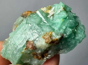 Cristalli di smeraldo verde top 60 ct stravagantemente rari del Panjshir Afghanistan. - Foto 1 di 7