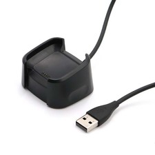 Charging Cradle Dock USB Data Cable Desktop Charger Base For Fitbit Versa Watch