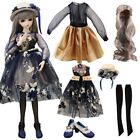 1/3 BJD Doll 60cm Girl 24" Princess Doll with Replaceable Dress Wigs Fullset Toy