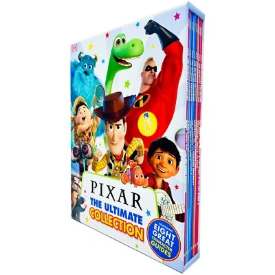 Pixar The Ultimate Collection 8 Books Box Set (Brave,Up,Cars,Incredibles & More) - Image 1 of 2