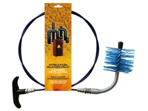 Flexibles Set Zur Reinigung Von Rauchrohren Pellet Ofenrohren Nylonbürste 80 Mm - Bild 1 von 1