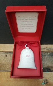 Hallmark Keepsake Christmas Ornament Porcelain Dated 2007 Bell  - Picture 1 of 5