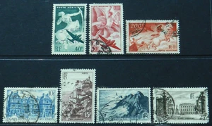 France 1946 7 stamps SG 967/982 range Used cat £7.30 - Picture 1 of 1
