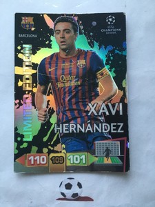 Panini Champions League 2011/12 Limited Edition Xavi Hernandez Adrenalyn  XL