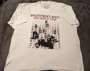 Backsteet Boys DNA World Tour Crew Neck Graphic Print Tshirt Adult Size 3XL BSB - Picture 1 of 8
