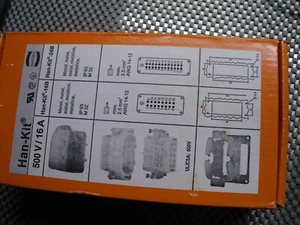 HARTING 10330240000YCC  HAN-KIT HAN 24E(HAN 24B) 16 A 500V-IP65 - Picture 1 of 4