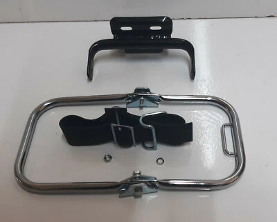 Gepäckträger Schutzblechhalter Widerlager Simson S50 S51 S70 Enduro Gummi chrom - Bild 1 von 3