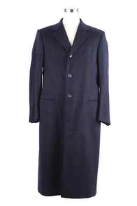 4.995 $ Giorgio Armani langer Kaschmirmantel Gr. 54/44 dunkelmarine neu ohne Etikett - Bild 1 von 13