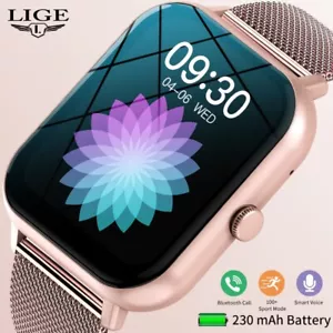 Smart Watch for Women, 1.95'' Waterproof Smartwatch, Bluetooth iPhone Samsung - Picture 1 of 16