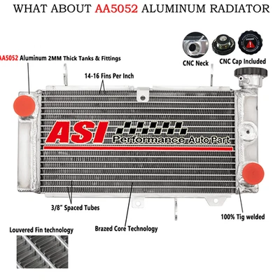 Enfriador de radiador de aluminio para Suzuki SV650 SV 650 2020 2019 2018 2017-2021 Foto 1 de 4