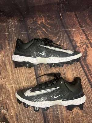 Chuteiras de beisebol Nike Alpha Huarache Elite 4 MCS pretas FD6221-003 masculinas tamanho 12 - Imagem 1 de 4