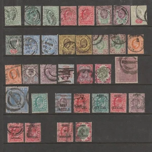 EDWARD VII SELECCIÓN DE SELLOS EN ESTADO USADO. - Imagen 1 de 1